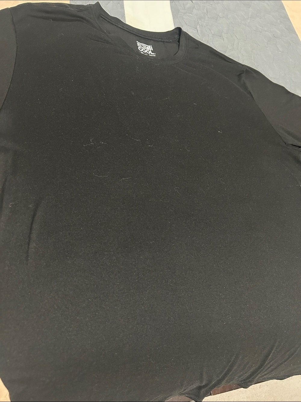 32 Degrees Black Short Sleeve Crew Neck Performance Tee